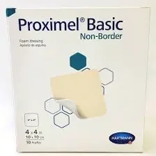 Proximel Basic Non-Border – Foam Dressing 6 X 6 Inch Square Non-Adhesive without Border Sterile – 15713108
