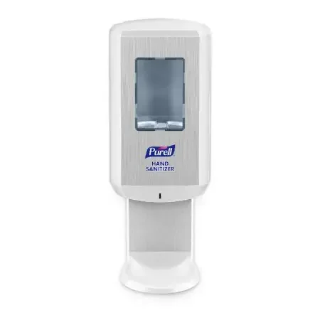 Purell CS6 – Hand Hygiene Dispenser PURELL CS6 Chrome / White ABS Plastic Touch Free 1200 mL Wall Mount – 6520-01