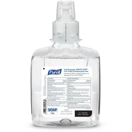 Purell Food Processing HEALTHY SOAP – Antimicrobial Soap Foaming 1,200 mL Dispenser Refill Bottle Unscented – 6582-02