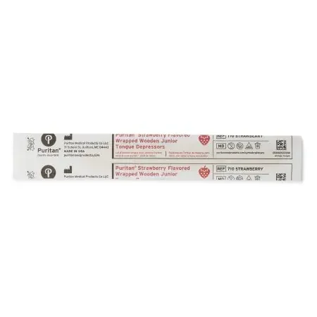 Puritan – Tongue Depressor 5-1/2 Inch Length Wood – 710 STRAWBERRY