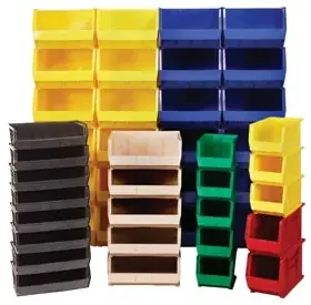 Quantum Ultra – Storage Bin Red Plastic 7 X 8-1/4 X 10-3/4 Inch – 925080/RED/NA