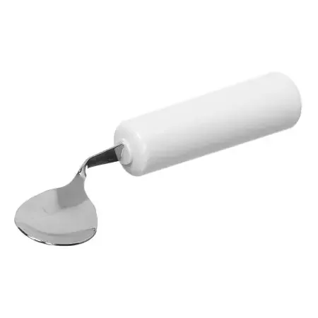 Queens – Spoon Angled / Right Handed White Stainless Steel – AA5512RA