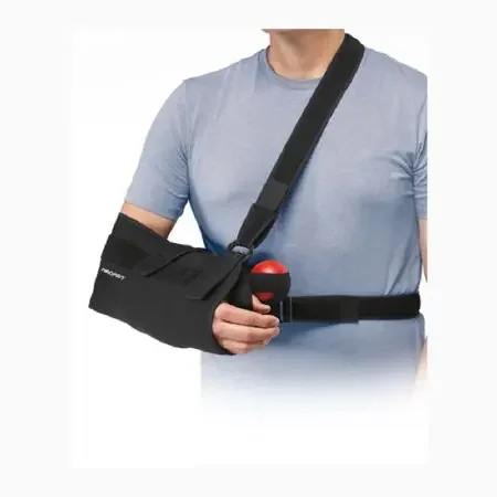 Quick-Fit – Shoulder Immobilizer One Size Fits Most Mesh Fabric Hook and Loop Closure With Abduction Pillow Left or Right Shoulder – 06AB