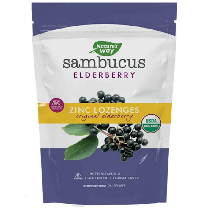 Sambucus Zinc Lozenges Elderberry