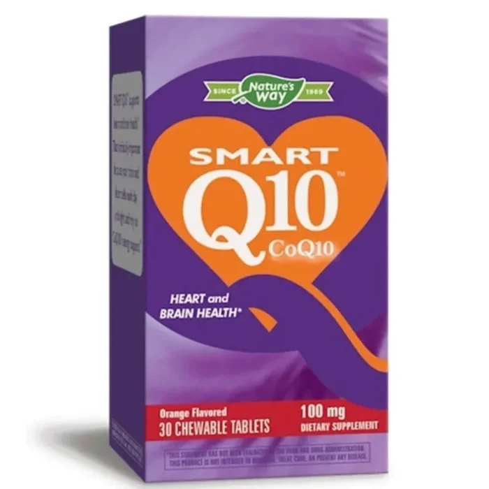SMART Q10 CoQ10 Tropical Fruit 100mg 30c