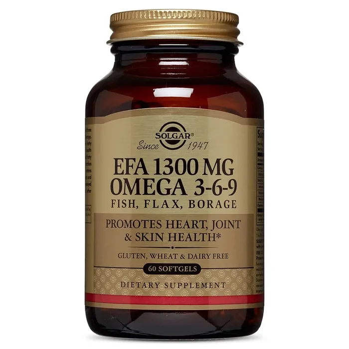 Solgar, Omega 3-6-9 Fish, Flax, Borage, 60 Softgels