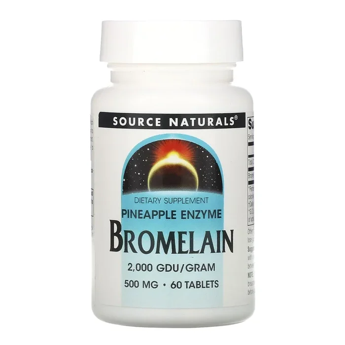 Source Naturals, Bromelain 2000, 60 Tablets