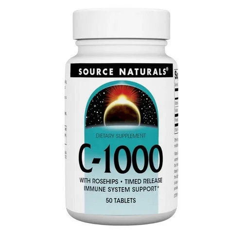 Source Naturals, C-1000, 1000 mg, 50 Tabs