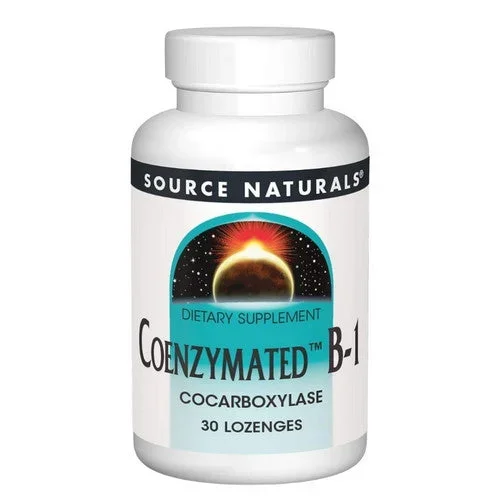 Source Naturals, Coenzymated B-1 Sublingual, 25 MG, 30 Tabs