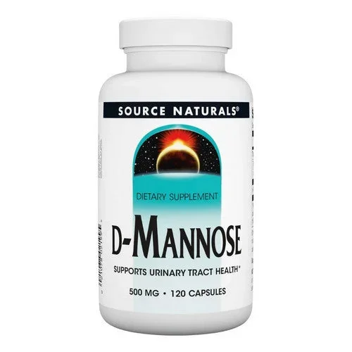 Source Naturals, D-Mannose, 500 Mg, 120 Caps