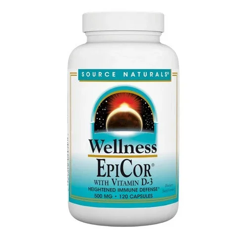 Source Naturals, Epicor with Vitamin D-3, 500 mg, 120 caps