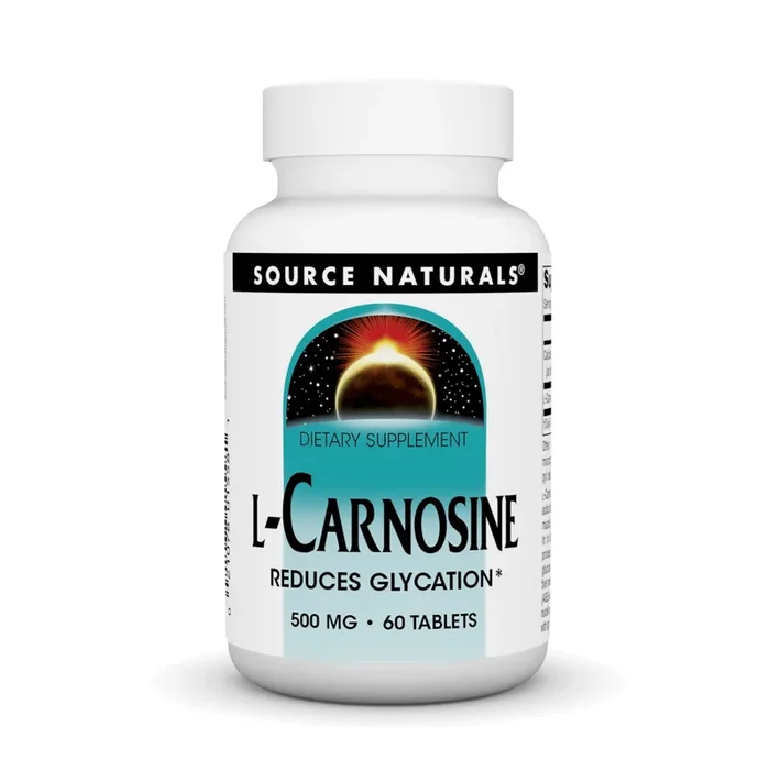 Source Naturals, Inc. L-Carnosine 500 mg 60 Tablet