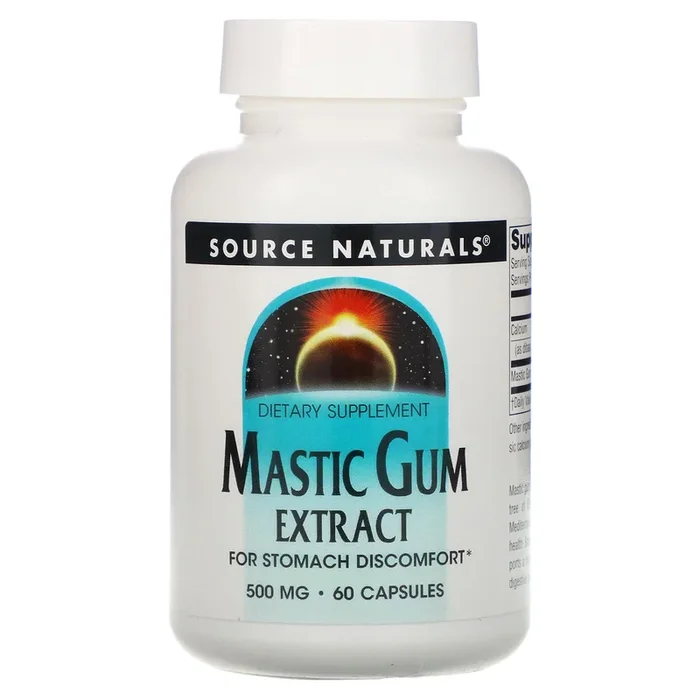 Source Naturals, Mastic Gum Extract 500 mg, 60 Capsules