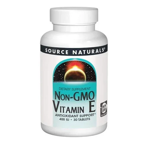 Source Naturals, Vitamin E Non-GMO, 400 IU, 30 Tabs