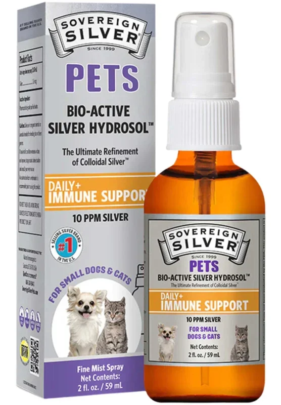 Sovereign Silver PETS Bio-Active Silver Hydrosol – Fine Mist Spray