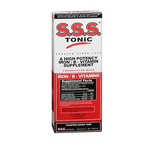Sss Company, Tonic High Potency Iron/B Vitamin Liquid, 10 Oz