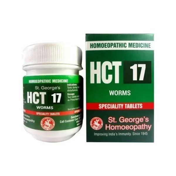 St. George’s Homeopathy HCT 17 Tablets