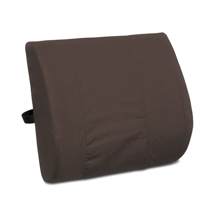 Standard Lumbar Cushion With Strap; Black 1 EA