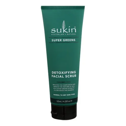 Sukin, Super Greens Detoxifying Facial Scrub, 4.23 Oz