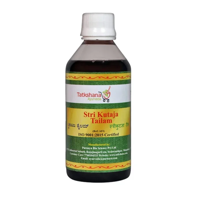 Tatkshana Ayurveda Stri Kutaja Tailam