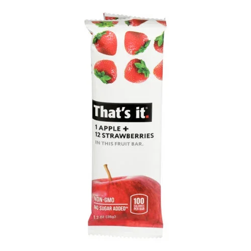 That’s It, Apple & Strawberry Fruit Bar, 1.2 Oz(Case Of 12)