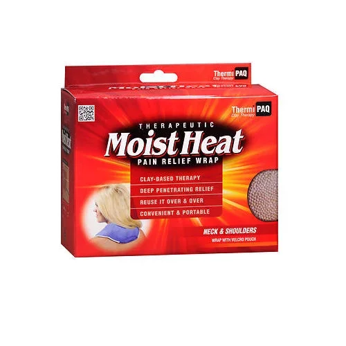 Thermipaq, Therapeutic Moist Heat Pain Relief Wrap Neck And Shoulders, 1 Each