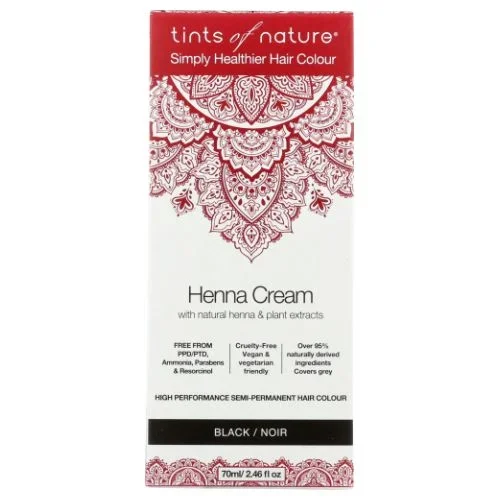Tints of Nature, Henna Cream, Black 2.46 Oz