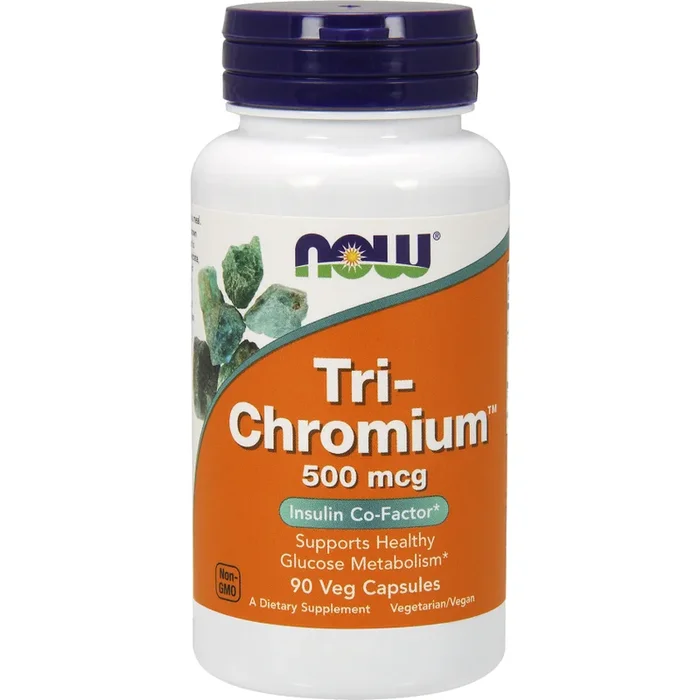Tri-Chromium 500 mcg 90 vcaps by NOW