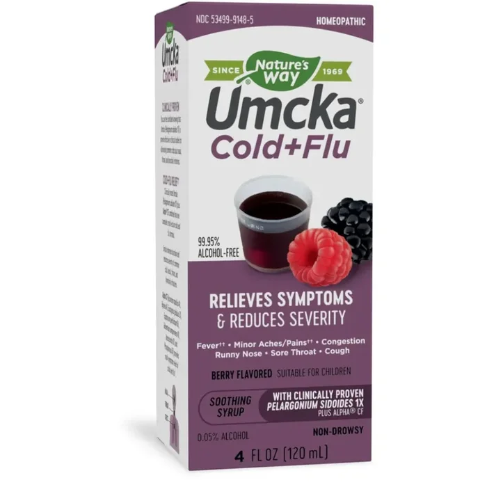 Umcka Cold+Flu Syrup Berry Flavor