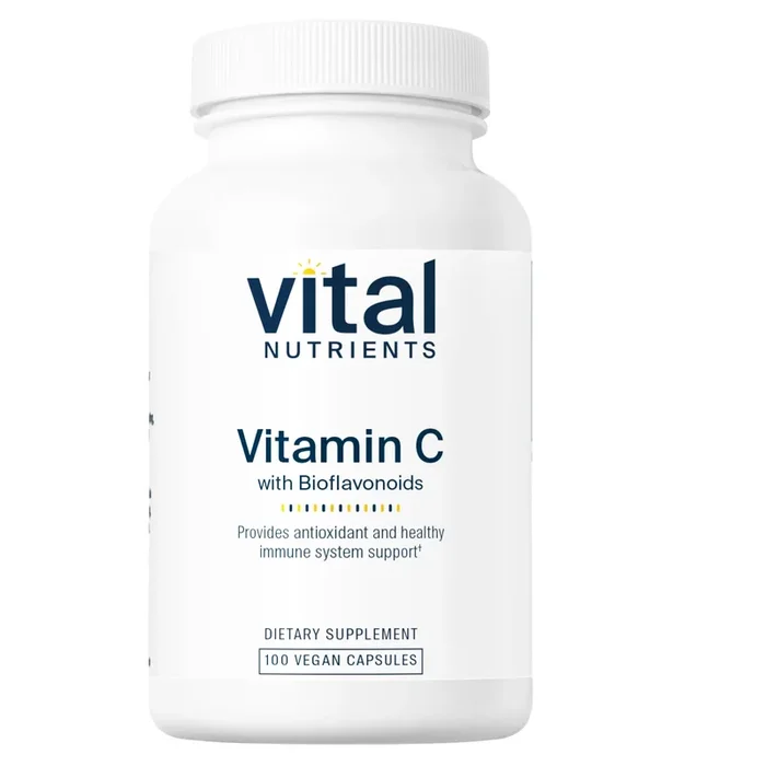 Vital Nutrients, Vitamin C With Bioflavonoids, 100 Vegan Capsules