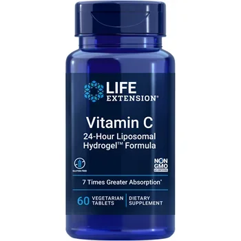 Vitamin C 24-Hour Liposomal Hydrogel 60 tabs by Life Extension