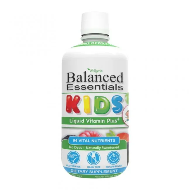 Wellgenix – Balanced Essentials Kids Liquid Vitamin (16 fl oz)